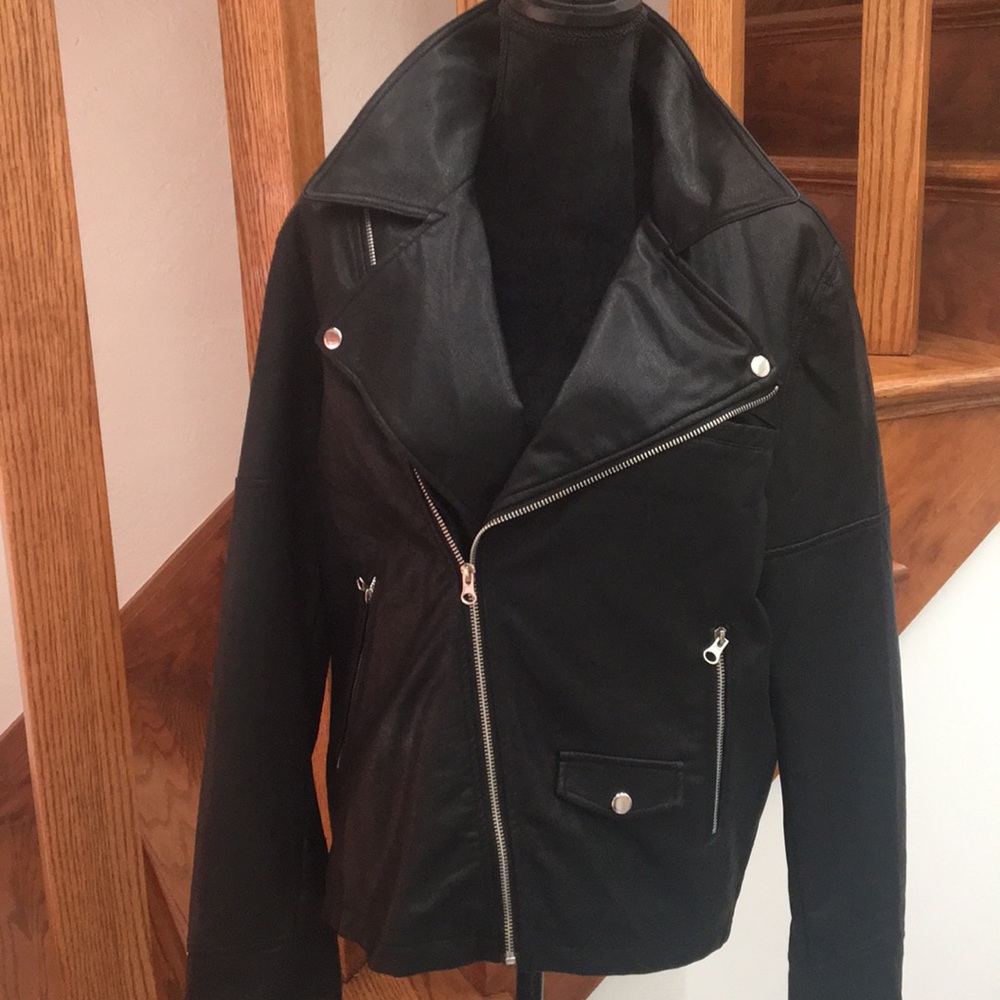 Signature 8 Vegan Leather Motorcycle Jacket